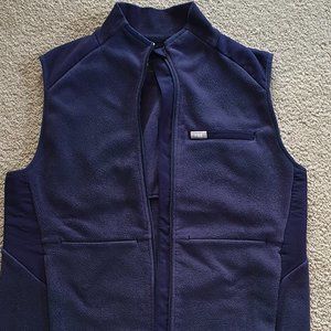 Womens Figs On Shift Vest: Navy